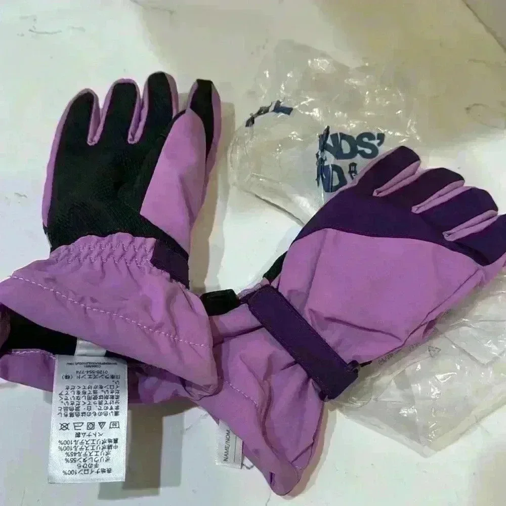 Lands’ End Women Purple Medium Gloves NEW